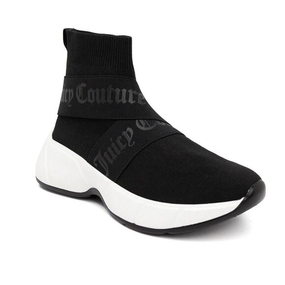 Juicy Couture Black NWOB Ariella Knit Sock Sneakers - Picture 1 of 10